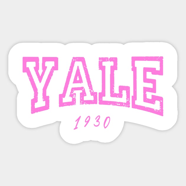 Yale 1930 Sticker by Aspita